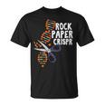 Rock Paper Crispr Dna 生物学者 遺伝子工学 Tシャツ