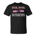 Rock Paper Tijeras Lesbianas Orgullo Bandera Lgbtq Es Camiseta unisex