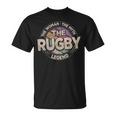 Rugby Legende Retro Football Rugby Camiseta unisex