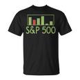 S&P 500 アメリカ株インデックス証券取引知識財務 Tシャツ
