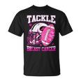 Tackle Breast Cancer Awareness Fighting American Football T-Shirt