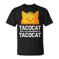 Tacocatpelled Backwards Is Tacocat ファニータコスキャットギフト Tシャツ
