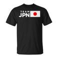 Team Jpn 日本国旗 チームジャパン 日の丸 男性 女性 子供 応援 チーム Tシャツ