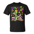 Walk It Like A Dog Mardi Gras Louisiana Carnival Fat Tuesday T-Shirt