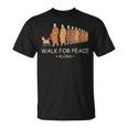 Walk For Peace Monks With Aloka Dog Tシャツ