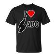アイラブ・Sado 佐渡島 地図（I Love ハート）【47都道府県】Jimo-T ジモティ お土産 面白 Tシャツ