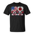 アメリカと日本 ハート フレンドシップ Tシャツ