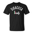 シラクサ シチリア バケーション お土産 レトロ シラクサ Tシャツ