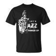 ジャズ・サックス レッツ・ジャズ・シング・アップlet's Jazz Thing Up 長袖tシャツ Tシャツ