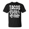 タコス ビール なぜここにいるのか パブ シンコ・デ・マヨ メキシコを飲む Tシャツ