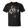 ビリヤードボール 8プールビリヤード Tシャツ