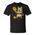ピックルボール選手 ピックルボールの猫 長袖tシャツ Tシャツ