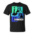 フラメンコダンサー用フラメンコtシャツ レトロメンズフラメンコ Tシャツ