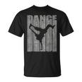 ブレイクダンス シャツ ヒップホップ ダンス イメージ シルエット ブレイクダンス Tシャツ