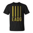 ベースプレーヤーギタリスト Eadg 4弦ベースギター Tシャツ