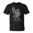 リバプール イングランド Est1207 Colossal Liverbird Grey Age Tシャツ