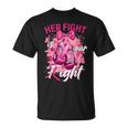 乳がん Her Fight Is Our Fight 乳がんグローブ Tシャツ