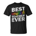 最高の英語教師 文法 クラス 男性 女性 教員 英語教師 Tシャツ