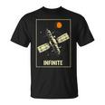 無限宇宙ステーション 衛星 宇宙 ヴィンテージ レトロ コスモス Infinitepacetationtar Tシャツ