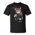 猫 バイク オートバイ おもしろ ねこ ライダース バイカー 面白い ネコ 長袖tシャツ Tシャツ