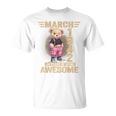 1942年3月 84歳の誕生日 84歳のテディベア Being Awesome Tシャツ