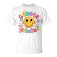 Cute Choose Kindness Groovy Smile Face Inspirational Be Kind T-Shirt