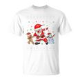 Dabbinganta Christmas おかしいdabサンタクロースクリスマス Tシャツ