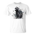 Gorilla Lover アートワーク 鳥 動物 モチーフ ゴリラ Tシャツ