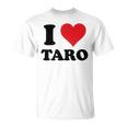 I Heart Taro 名 I Love パーソナライズ Tシャツ