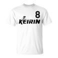 Keirin Pink Number 8 ピンクジャージ ナンバー8 レーシングリング Tシャツ