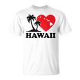 I Love Hawaii ハワイアンハートパーム レディース メンズ ボーイズ ガールズ Tシャツ