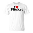 I Love Heart Phuket Thitand Tシャツ