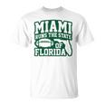 Miami Runs The State Of Florida Dade County 305 Pride T-Shirt