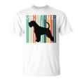 Minichnauzer Perro Retrochnauzer Cuello Camiseta unisex