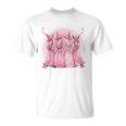 In October We Wear Pink Witch Breast Cancer Awareness Pink T-Shirt