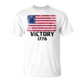 Victory 1776 愛国的 ベッツィー・ロス アメリカ国旗 星13個 Tシャツ