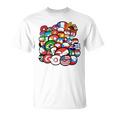 カントリーボールまたはポーランドボールの各国のグループ写真 Tシャツ