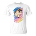シャム猫 ラグドール ネコ 青い瞳 ブルーアイ かわいい 癒し 幸せ 前向き 猫好き グラデーション Tシャツ