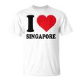 シンガポールへの愛をシンプルに伝える一枚 Tシャツ