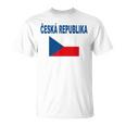 チェコ国旗 チェコ国旗 チェコ国旗 チェコlajka Ceske メンズ レディース Tシャツ