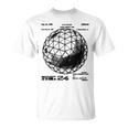 バックミンスター フラー 測地線 特許 科学 工学 数学 Tシャツ