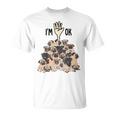 パグがいっぱい I'm Ok パグ好き。 Tシャツ