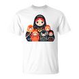 マトリョーシカ ロシア人形 入れ子人形 マトリョーシカ 長袖tシャツ Tシャツ