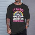 2Nd Grade Unicorn Cat Magical Caticorn Back Tochool Tシャツ 彼への贈り物