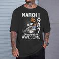 39Th Birthday Legends March 1987Intage 39 Years Old Tシャツ 彼への贈り物