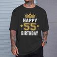 55歳の男性と女性のためのhappy 5Th Birthdayアイデア Tシャツ 彼への贈り物