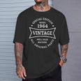 60Th Birthday 60歳 1964年生まれ ヴィンテージ 60歳 Tシャツ 彼への贈り物