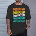 70S Longview 70年代のロングビュー 長袖tシャツ Tシャツ 彼への贈り物