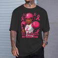 African American In October We Wear Pink Breast Cancer T-Shirt Gifts for Him