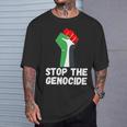 Arrêtez Le Génocide Manche Longue T-Shirt Cadeaux pour lui